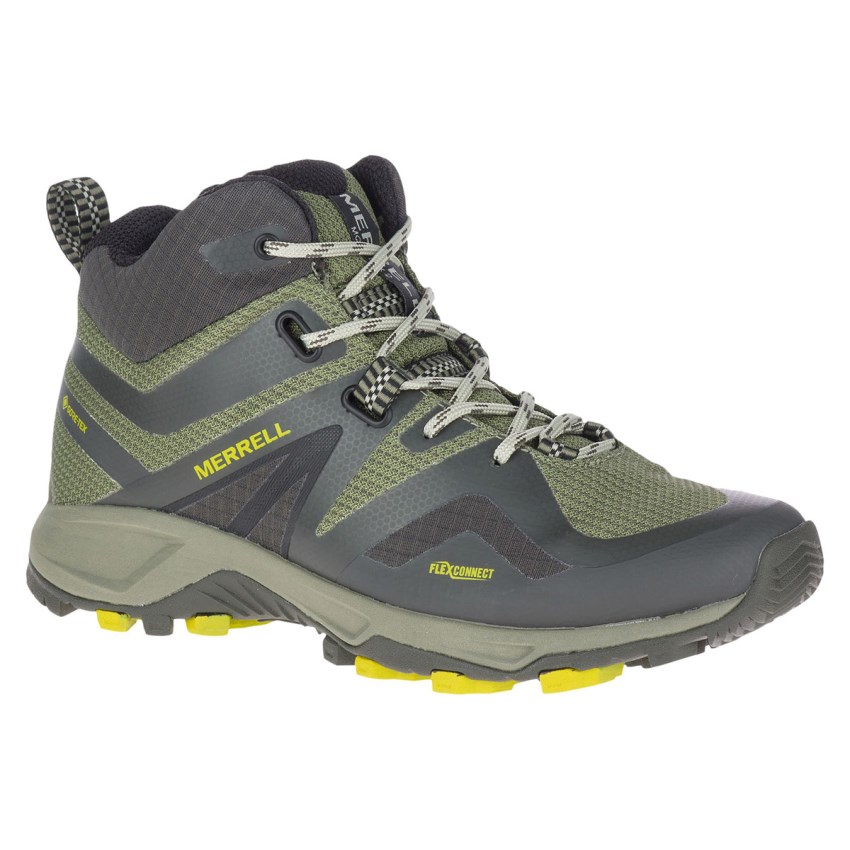 Chaussures Randonnée Merrell MQM Flex 2 Mid GORE-TEX Vert Olive Femme | M.U.SWLN